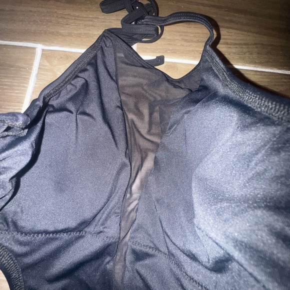 - CUPSHE Mesh Side Cutout Ruched Drawstring Monokini Swimsuit size Medium - Picture 6 of 15